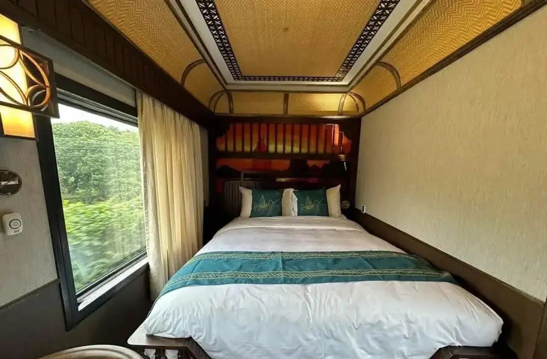 Private Cabin on the Train from Ha Noi to An Giang via Ho Chi Minh City